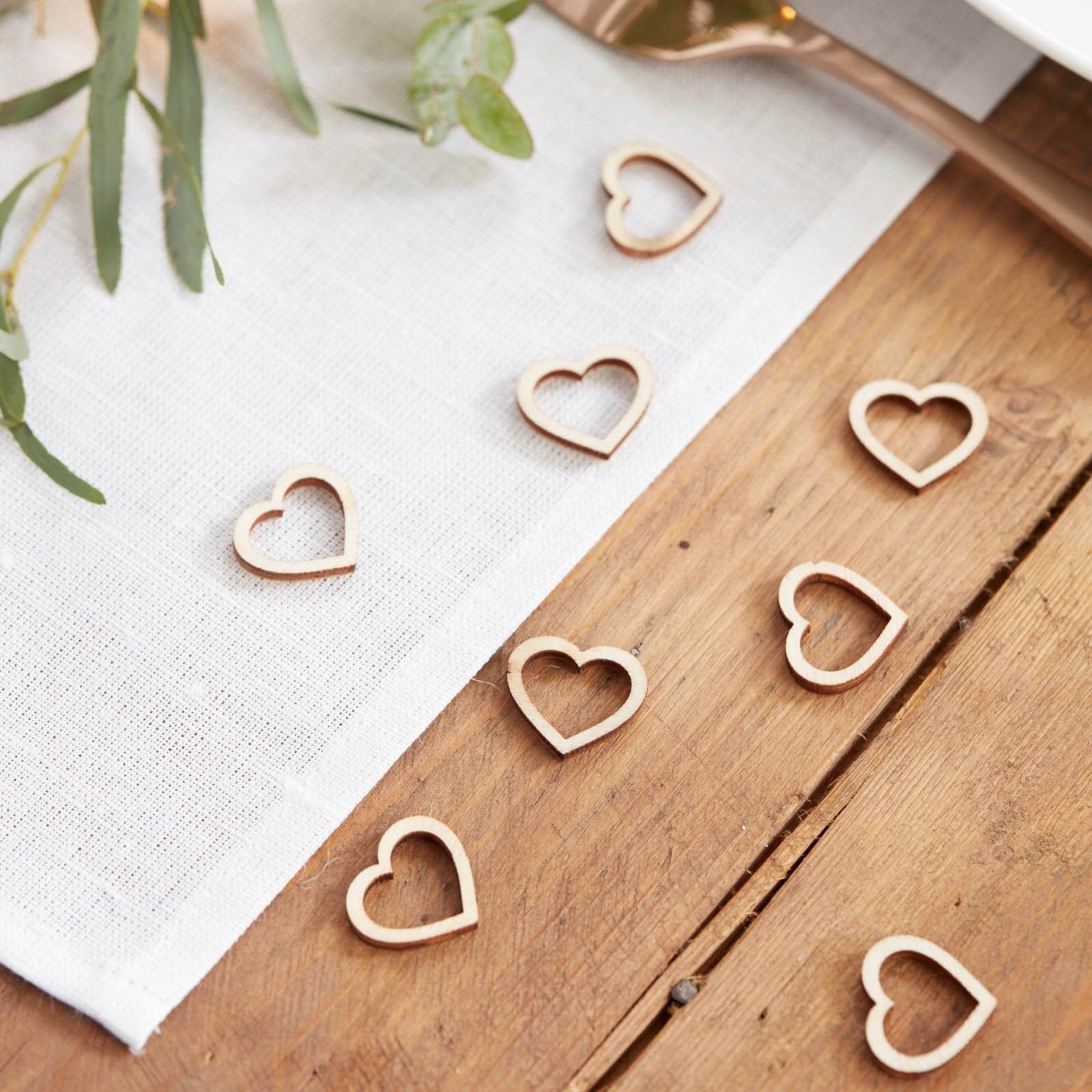 Valentinstag Konfetti und Girlanden2